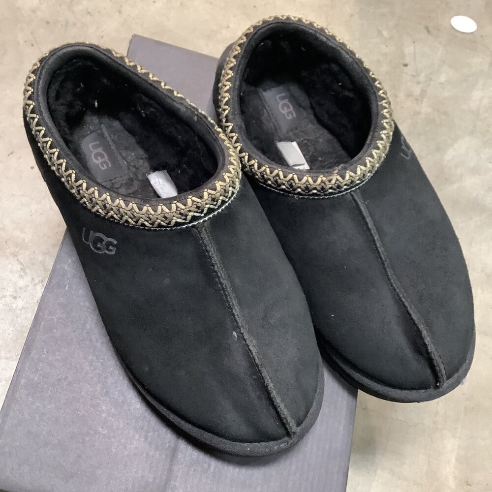 UGG Tasman Slippers M/5950 – Suede Shearling Lined Slip-On Shoes